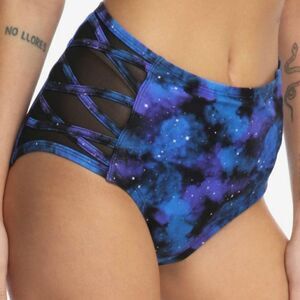 Galaxy High-Waisted Swim Bottoms